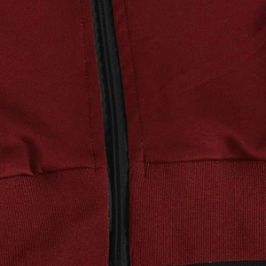 Ensemble de survêtement décontracté pour homme en coton épais avec sweat à capuche zippé, pantalon de jogging coupe oversize et coupe-vent - Product Image 2