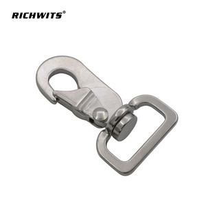 ตะขอสปริงสแตนเลส RICHWITS รับน้ำหนักได้ 25 กก. แบบปลดเร็ว สำหรับสายจูงสุนัข คาราไบเนอร์ ตะขอเกี่ยวสายรัดสัตว์เลี้ยง - Product Image 1