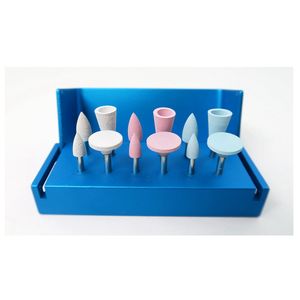 Dental Ceramics Porcelain <b>Polishing</b> Burs <b>Kit</b> for Low RPM with Bur Stand Holder - Product Image 4