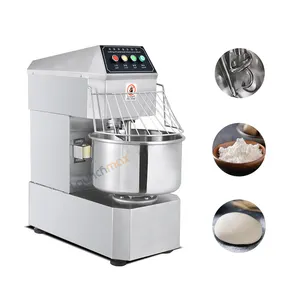 Full Automatic Electric Double Speed Large Capacity 50kg 130L Commercial Dough Kneader Mixer