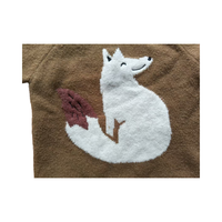 Pull Tricoté Personnalisé pour Bébé Garçon et Fille Printemps Automne, Vêtement Neutre pour Tout-Petit, 1 Pièce