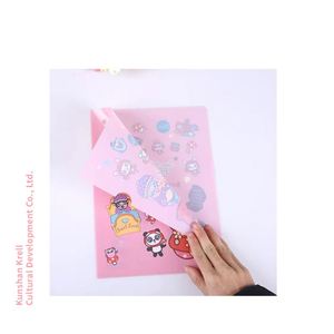Custom <b>Plastic</b> Folder Customized Design L Shape File Folder PP <b>Pockets</b> Folders for Office - Product Image 1