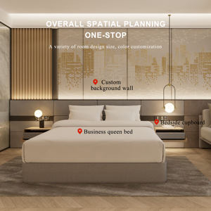 מחיר סיטונאי התאמה אישית מלון ריהוט מודרני יוקרה סט מלא של 5 כוכבים - Product Image 3