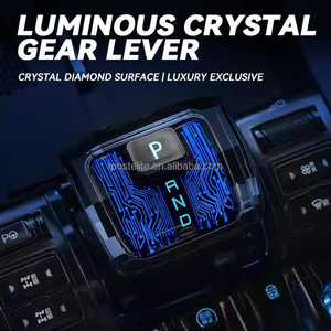 2025 nouvelle conception vente chaude LED manette de vitesse éclairée poignée cristal levier de vitesse pour Byd Leopard 5 accessoires - Product Image 3