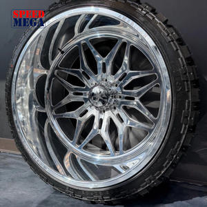 Rines Forjados de Aleación de Aluminio con Borde Pulido Profundo 6x139.7 8x165.1 8x170 para Camionetas Ford F150 GMC Silverado 2500 3500 Ram - Product Image 1