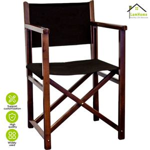 Chaise de Réalisateur Pliante Personnalisée en Bois Dur Chinois pour Équipe de Cinéma, <span class=keywords><strong>Studio</strong></span> et Zone de Travail Professionnelle - Product Image 3