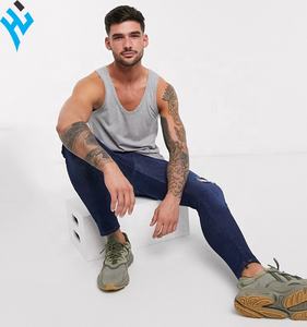 2025 Custom high quality New Fashion Hot Selling High Quality Fabric Plain Simple <b>Slim</b> Fit Fitness Sport Tank Top - Product Image 4