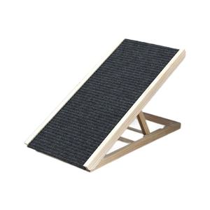 Massief Houten <span class=keywords><strong>Pet</strong></span> Ramp Verstelbare Antislip Tapijt Veiligheid Trap Voor Huisdieren Puppy Multifunctionele Hoge Bed Voor Auto 'S Huisdier Bedden & Accessoires - Product Image 1