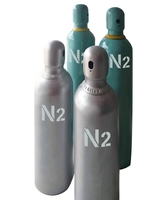 Gas Nitrógeno N2 Electrónico de Grado 99.9999% 6N en Cilindro de Acero Especial de 40L para Grabado CVD de Semiconductores, Marca KAIMEI