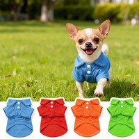 Vêtements de mode pour chiens Teddy de petite taille, gilet, t-shirt, polo pour le printemps, l'été et l'automne, vêtements mignons pour chiens de petites races