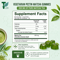 Vente à chaud Bonbons halal au matcha Bonbons énergétiques au thé vert biologique pour un apport énergétique naturel et un soutien antioxydant