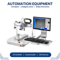 Machine de distribution automatique à 3 axes pour bureau, distributeur de colle à deux composants avec bras robotisé