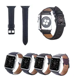 YHQ Replaceable Leather Band Fashion Smart Watch Straps For Apple Watch Series Se 8 7 6 5
