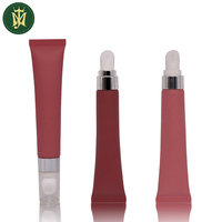 Tube de crème oculaire cométique personnalisé de 10ml 15ml 20ml Tubes en plastique d'emballage de tuyau de tête en céramique et en alliage de zinc pour usage cosmétique