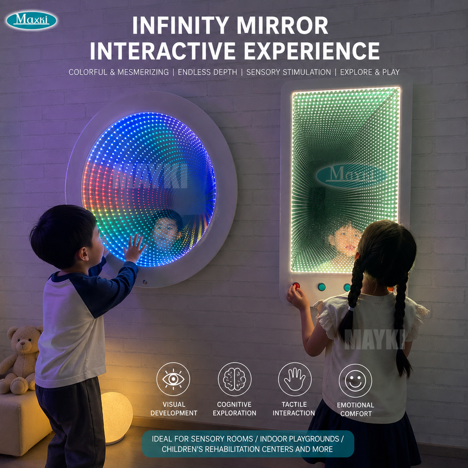 Led Visual Led Wall Interactive Visual Stimulation Autism Play Deep Infinity Tunnel Sensory ...
