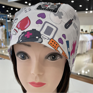 Op Cap, PTN Women's Unisex Hats With Buttons, Adjustable Nurse Hats, Various Print Patterns, Suitable For Doctors, Chefs, Household Shower Hats, 9 Pieces - View #8