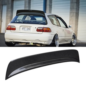 Aileron de toit en carbone style N1, becquet de coffre arrière, aileron de queue de canard pour Honda Civic EG EK 1992+ - Product Image 3