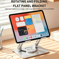 Support de bureau flexible réglable en hauteur en alliage d'aluminium pour usage commercial OEM ODM, support portable anti-corrosion pour tablette et ordinateur portable