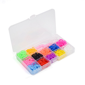 Kit fascia per telaio multicolore 500 pezzi fai da te arte e artigianato fatto a mano elastico elastico elastico Kit per creare - Product Image 2