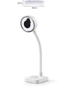 USB <strong>Webcam</strong> with Ring Light Mic Auto-Focus Desktop <strong>Stand</strong> for Video Calls, Online Classes Zoom Meetings - Product Image 3