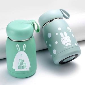 Botol Termos Mini 320ml Lucu, Mug Termal Portabel, Cangkir Isolasi Stainless Steel, Botol Air Vakum untuk Anak Perempuan - Product Image 1