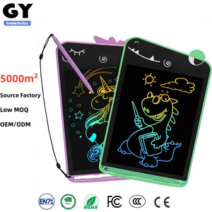 Tableau d'écriture en plastique LCD 10 pouces, thème dinosaure et licorne pour enfants, jouet cadeau d'anniversaire et de Noël pour les enfants de 3 <span class=keywords><strong>à</strong></span> 8 ans, unisexe - Product Image 1