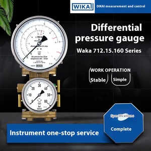 Для <span class=keywords><strong>WIKA</strong></span> Series 712.15.160 100 мм корпус из нержавеющей стали Дифференциальный Манометр для применения в газовом жидком режиме HVAC - Product Image 3