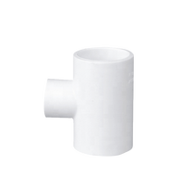 Raccord en T en PVC 20mm-110mm Blanc/Gris PN10 PN16 Basse Pression Surface Lisse Réducteur Égal pour Système de Plomberie d'Alimentation en Eau