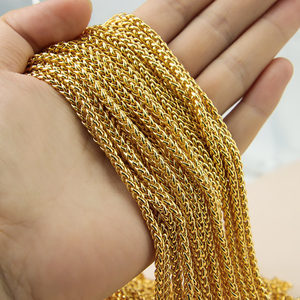 Little <b>Bee</b> Jewelry YC2 Factory Price Brass 18K Gold Plated Chain Necklace for Women Jewelry Making with Bag - Product Image 1