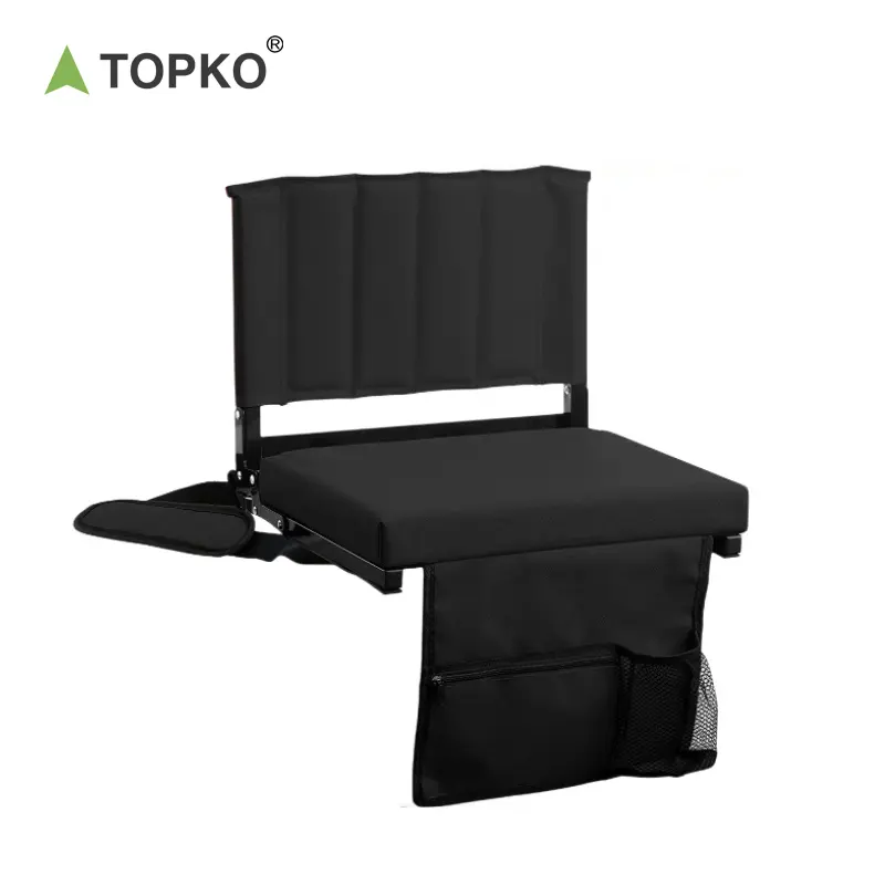 TOPKO 핫 세일 CUSTOM 휴대용 이지 캐리 접이식 경기장 의자 시트 패딩 쿠션
