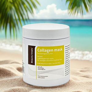 Tratamiento Capilar con Crema de Nuez Marroquí Orgánica con Aminoácidos y Aceite de Coco, Nutrición Profunda, Rico en Colágeno, Reparación Duradera, Uso Doméstico - Product Image 1