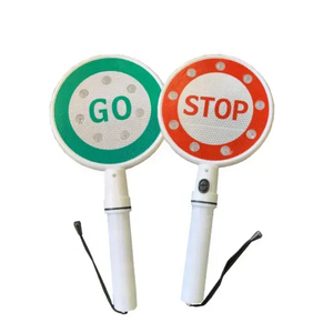 Luz LED de <span class=keywords><strong>Mano</strong></span> de Alta Intensidad para Señalización de Seguridad Vial, con Batería, Intermitente, Señal de Parada - Product Image 5