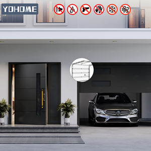 Fournisseur d'usine : Porte <span class=keywords><strong>de</strong></span> <span class=keywords><strong>garage</strong></span> électrique noire <span class=keywords><strong>de</strong></span> haute qualité, isolée, avec inserts <span class=keywords><strong>de</strong></span> fenêtre, en métal, pour maisons - Product Image 1