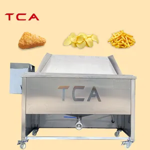 fried onion machine chips frying machine automatic batch frying machine