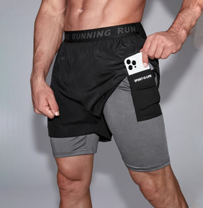 Compression Running Gym <b>Shorts</b> for <b>Men</b> Custom LOGO Workout Quick Dry Breathable Waterproof Casual Athletic Sweat Sports Fitness - Product Image 3