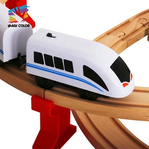 Vente en gros de trains <span class=keywords><strong>électrique</strong></span>s en bois amusants pour enfants, meilleurs jouets de <span class=keywords><strong>train</strong></span> en bois pour enfants, W04C048 - Product Image 5