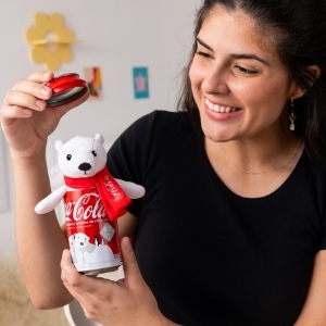Latas de <span class=keywords><strong>Coca</strong></span>-Cola al por Mayor con Peluche de <span class=keywords><strong>Animal</strong></span> de 5 Pulgadas en una Lata de 12 oz para Tiendas de Regalos - Product Image 4