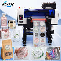 Imprimante d'étiquettes en cristal UV DTF couleur Faith pour transfert de films PET, idéale pour l'impression de petites séries