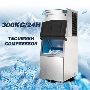 300kg 50Hz Einphasen-Würfel mit großer Kapazität Eisblock herstellung Maschinen hersteller Preis