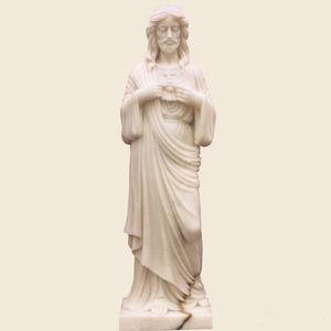 Escultura de Jardín de Mármol de Jesucristo Grande, Tamaño Real, Decoración Religiosa para el Hogar, Católica, MS-004, Estatua de la Virgen María de Mármol - Product Image 2
