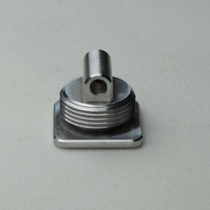 Fresado CNC de Precisión para Tapón Roscado de Aleación de Aluminio Mecanizado con Base Cuadrada para Piezas de Equipos - Product Image 3