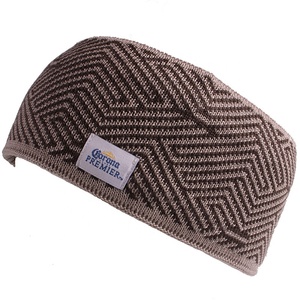 <span class=keywords><strong>Bandeau</strong></span> d'hiver en laine mérinos doublée de polaire douce et chaude avec logo jacquard personnalisé - Product Image 4