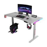 Table de jeu simulateur de course avec supports de pédale hydrauliques, changement de vitesse et zones personnalisables