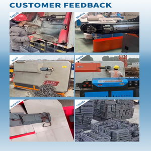 آلة ثني وقطع الحلقات من إنتاج المصنع، ماكينة أوتوماتيكية لثني قضبان الصلب على شكل حلقات مع شهادة المطابقة الأوروبية - Product Image 4