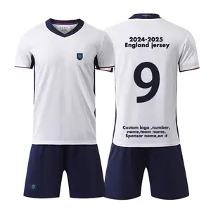 Factory direct sales 24-25 new season national team football suit for adults and children printed match wear