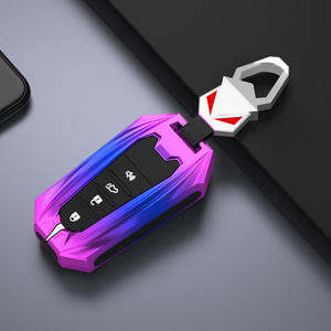 Silicone+Zinc Alloy Car <b>Key</b> Case for TOYOTA Sienna 2021 2022 Hybrid Vehicles Alphard PREVIA Voxy Remote 5 6 Buttons Keychain - Product Image 5