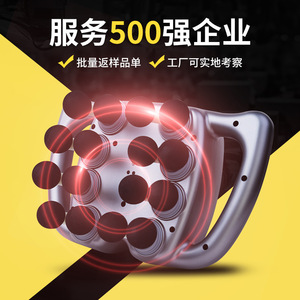 Masajeador Corporal Completo, Pistola de Masaje Fascial Eléctrica de 16 Cabezales, Motor sin Escobillas, Recargable, Relajante Muscular Profundo, Gris, Carga USB - Product Image 3