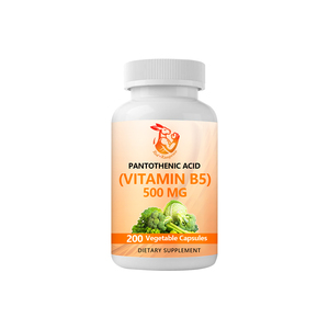 Complément alimentaire Acide pantothénique en capsules avec 500 mg de vitamine B5 pour un système nerveux sain - Product Image 1