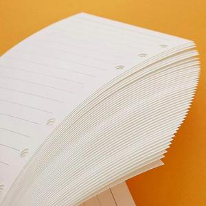45-<b>Sheet</b> 6-Hole Loose-Leaf Hardcover Notebook Refills Set (Lined/Blank/Grid/Memo) <b>Silk</b> Screen Printed Premium Paper - Product Image 3