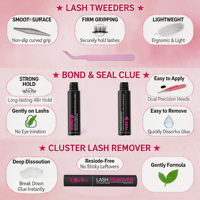 Yiernuo Diy Cluster Lash Book avec nouveau design, extensions de cils en bouquets volumineux, cils moelleux 10D-200D, livre de cils 32 rangées